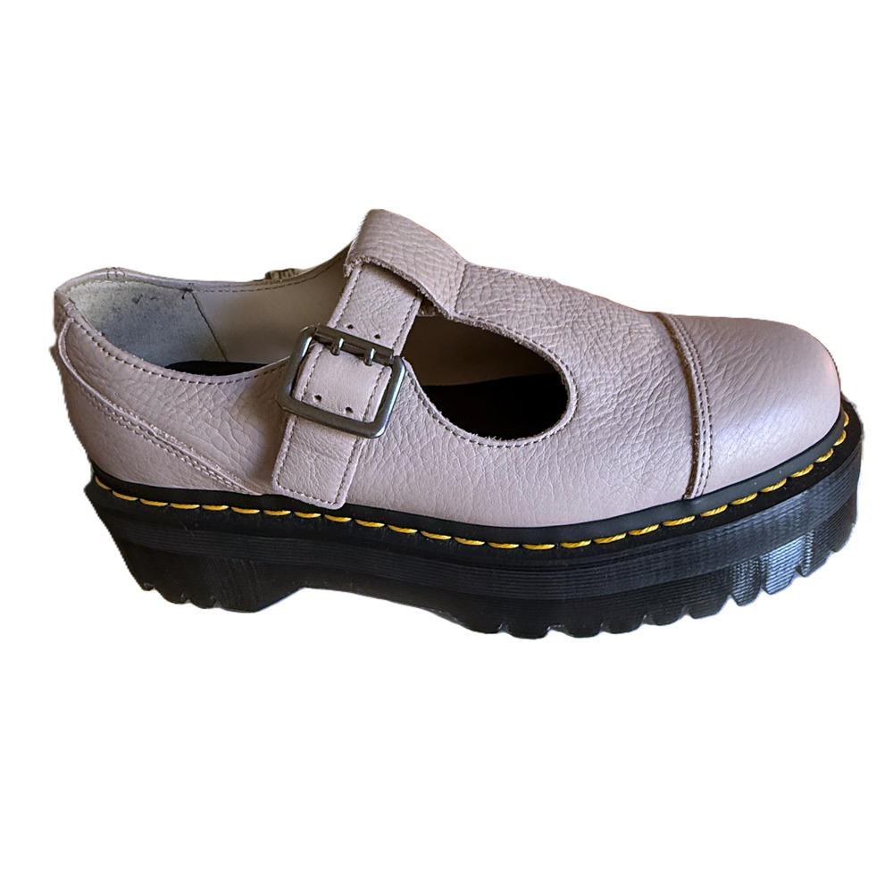 Doc Martens Shoes Womens Size 8 Bethan Mary Jane Platform Pink Cream Unisex MenL